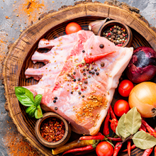 Load image into Gallery viewer, Hand-Tied Rack of Pork (Fresh)