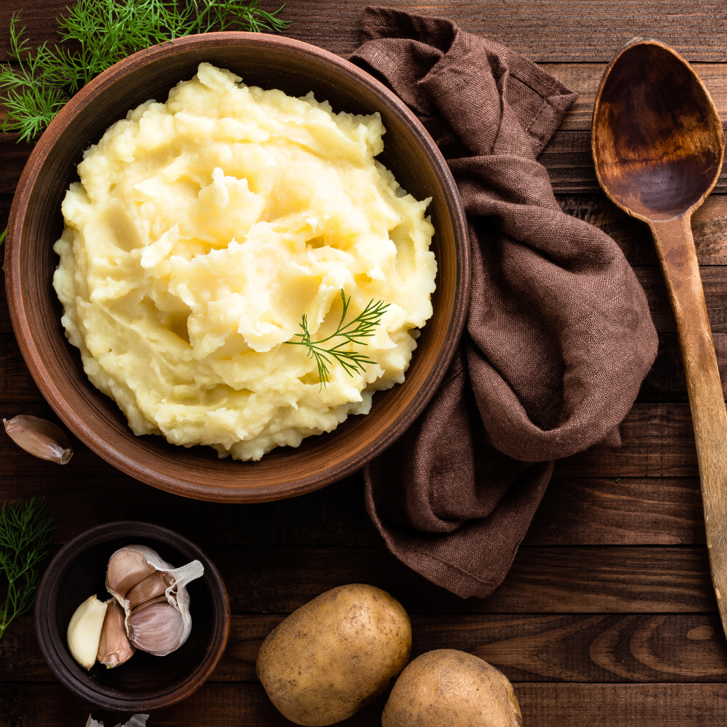 Ready Made Garlic Mashed Potatoes