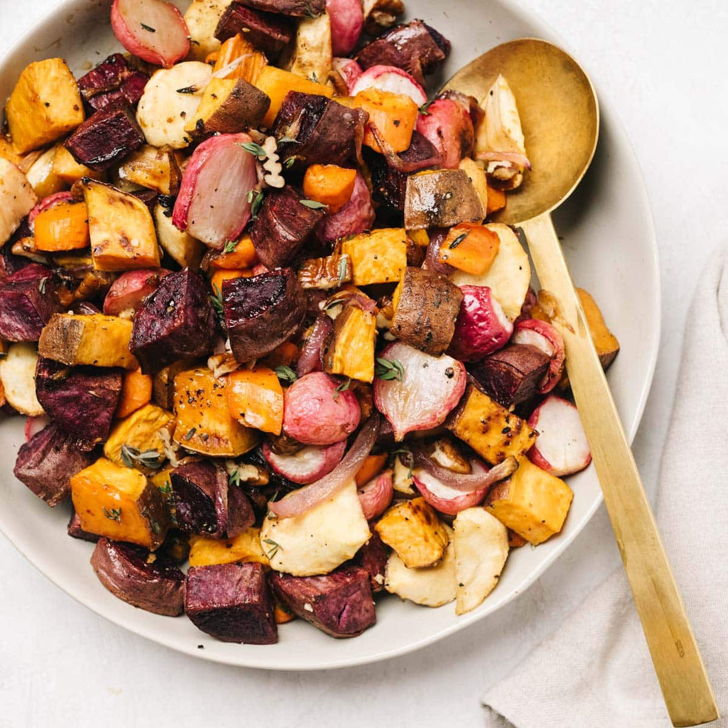 Herb Roasted Fall Root Vegetables